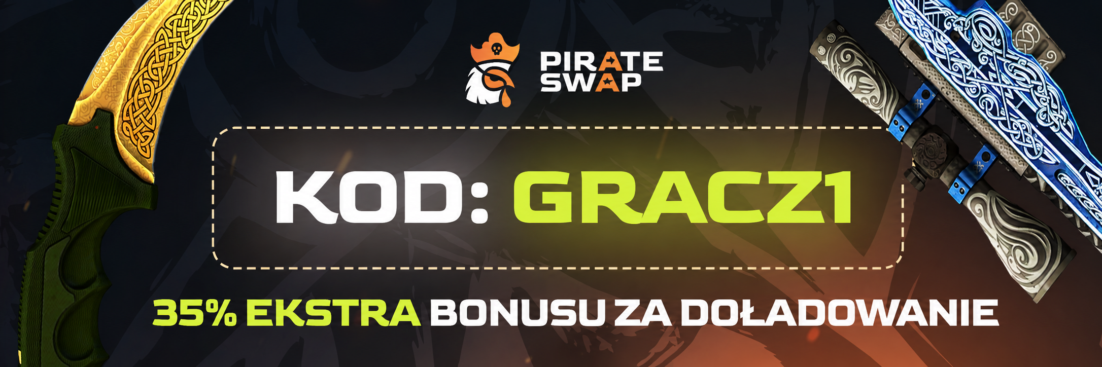 PirateSwap - kod GRACZ1